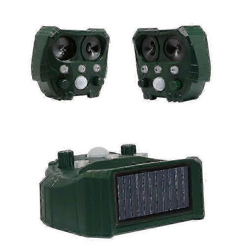 Ultrasonic Animal Repellent Solar Powered Waterproof Animal Repeller 1