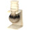 Edwin Jagger Silvertip Shaving Brush with Drip Stand - Large, Imitation Ivory 1