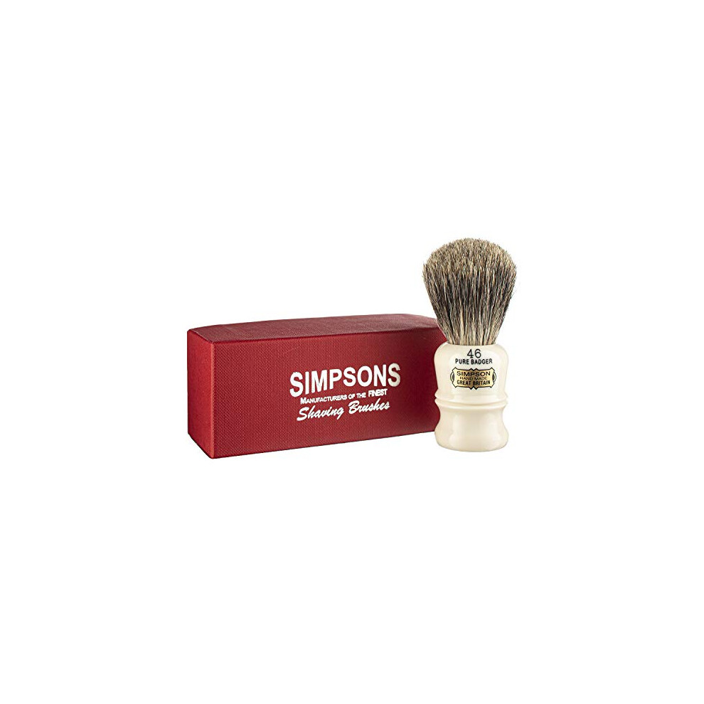 Simpson Shaving Brushes Simpsons Berkeley 46 Pure Badger Hair Shaving Brush