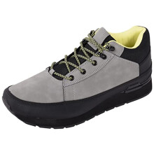 BRAVE SOUL Mens Mid Top Flat Trainers Lace up Ankle Boots Shoes Grey UK 8