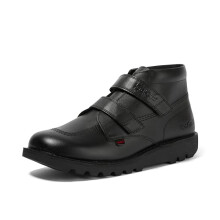 Kickers Unisex Kick Hi Vel Ankle Boot | Extra Durable | Comfortable | Easy Fasten, Black, 6.5 UK