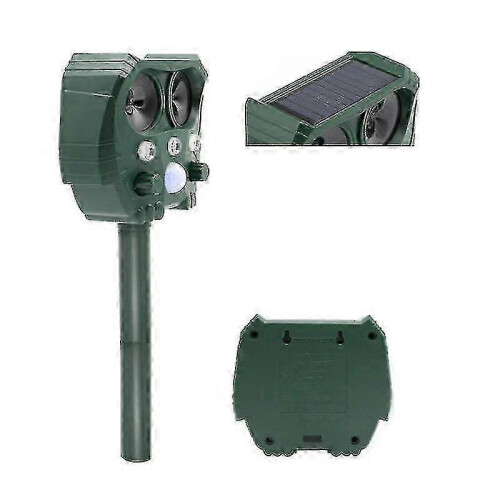Ultrasonic Animal Repellent Solar Powered Waterproof Animal Repeller 2