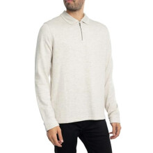 Ted Baker Mens Karpol Long Sleeve Polo Shirt Natural XL