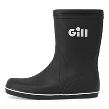 Gill Short Cruising Boot - Non-Slip 100% Rubber - Sailing Boating Yachting Black Size 11
