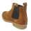 Mens Real Suede Leather Plain Pull On Chelsea Ankle Boots TAN Brown Size 10 4