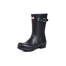 Hunter MFS9000RMA-BLK-40/41 Unisex Adultsâ Rain Boot, Black, 6 UK