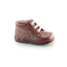 Kickers Unisex's Kick Hi Classic Ankle Boots | Plant Based Material | Extra Comfortable | Added Durability | Premium Quality Ve, Red, 10.5 UK