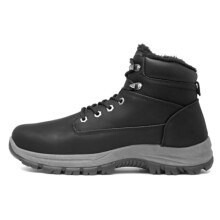 Urban Territory Mens Black Warm Lined Lace Up Boot - Size 8 UK - Black