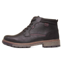 Relife Jayden Mens Black Ankle Boot - Size 6 - Black