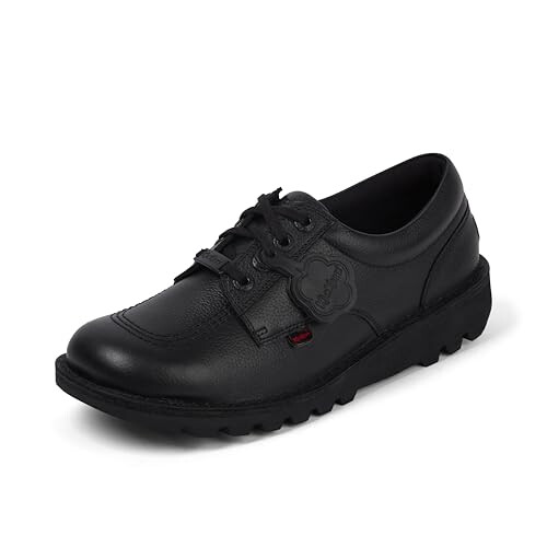 KicKers Kickers Men's Kick Lo Tab Leather Ankle Boot, Black, 7 UK