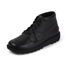 Kickers Men's Kick Hi Tab Leather Ankle Boot, Black, 6.5 UK