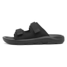 Shoe Zone - Mens Black EVA Twin Strap Slip On Mule Sandal - Size 7 UK - Black