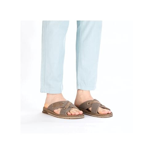 Rieker Rieker Men's 21239 Mule, Beige, 12 UK 1