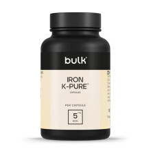 Bulk Iron Ferrous Bisglycinate Capsules, 20 mg, Pack of 90, 90 Servings, Packaging May Vary