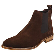London Brogues Hamilton Chelsea Boot Suede Brown Size 7 8 9 10 11 12 (11 UK)