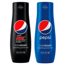 Sodastream Sparkling Drink Mix Pepsi Max (440 ml) and Pepsi (440 ml)