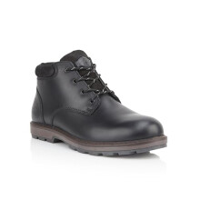 Northwest Territory Men's Sachs Lace Up Premium Leather Waterproof Hiking/Walking/Outdoor Chukka Boot (Black - 8 UK)