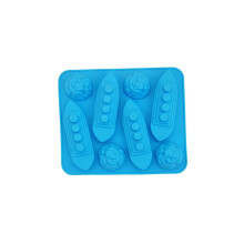 One blue Titanic ice tray mold for home bar party supplies