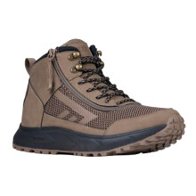 SpecialKids.Company Billy Adaptive Footwear For Men - Short Wrap Inclusion Trail Boot With Wrap-around Zip Closure- Taupe - UK11