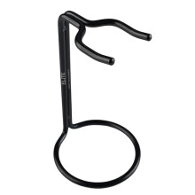 Elite Beauty Tools & Products Shaving Brush Stand for Shaving Brush Holder Stainless Steel Chrome Black Colour for Home or Barber Salon