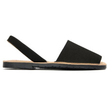 V.GAN Vegan Rambu Menorcan Sandals UK 6 Black