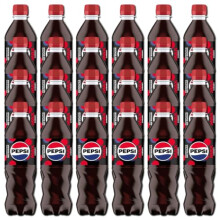 Pepsii MAX Cherry SUGAR FREE Cola Flavoured Fizzy Soft Drink Maximum Taste and Low in Calories with Sweetners 500ml Bottle Suitable for Vegetarian