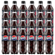 Pepsii MAX SUGAR FREE Cola Flavoured Fizzy Soft Drink Maximum Taste and Low in Calories with Sweetners 500ml Bottle Suitable for Vegan Recyclable