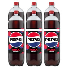 Pepsii MAX Cherry SUGAR FREE Cola Flavoured Fizzy Soft Drink Maximum Taste and Low in Calories with Sweetners 2L Bottle Suitable for Vegetarian