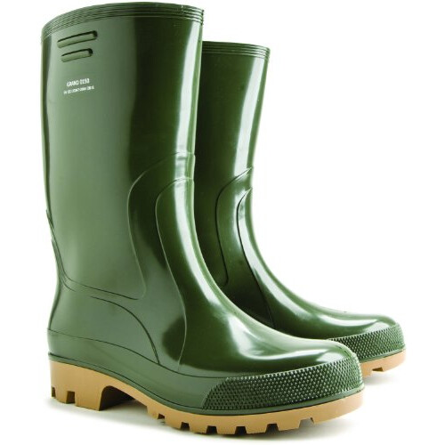demar. Mens Rubber Boots Green Dark Green Size: 47