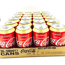 COCA COLA Vanilla 330ml (Pack of 24) case soda