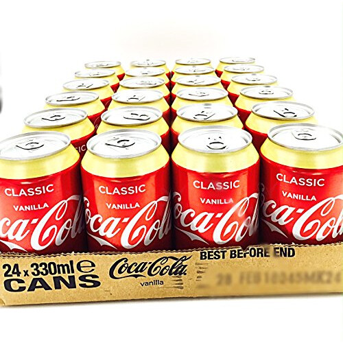 COCA COLA Vanilla 330ml (Pack of 24) case soda