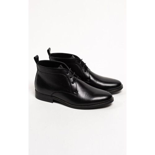 Dobell Mens Black Chukka Boots Laced-11 2