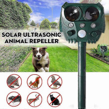 Ultrasonic Animal Repeller, Outdoor Solar Powered Animal Repellent