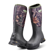 Grubs Treeline camouflage rubber insulated fleece-lined moisture-wicking field wellington size 10 UK