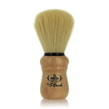 Omega Synthetic Fiber Shaving Brush Wooden Handle