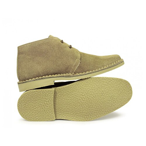 real suede biege 2 eye sharp toe desert boot size 12 2
