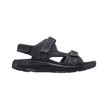JOYA Alexander Black - Mens Nubuck Leather Sandal 9.5 UK