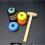 Puppet Toys Props Wooden Puppet Unbreakable for Party Performance 2Pcs 4