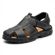 NOT THE SAME Men's Footwear Ver.2023 Esp.Jam Fba Flat Sandal, Black/White, 8.5 UK