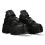 New Rock New Rock Boots Punk Rock WALL285-S2 Metallic Black Leather Gothic Boots - Black 10 UK 2