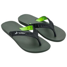 Rider Street Duo Thong Ad, Flip Flops Men, Black/White, 8.5/9 UK