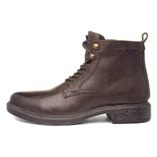 Wrangler Custom Mens Brown Leather Boot - Size 8 UK - Brown