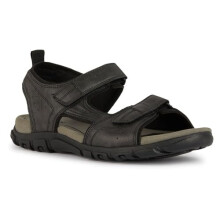 Geox Men's Uomo Strada B Sandal Sports, black, 11 UK