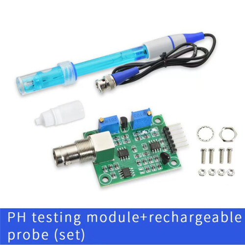 PH4502C PH Value Detection Sensor Module Kit Detection Regulator Soil Water Quality Acid-Alkali Concentration Sensor 1
