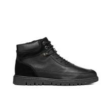 Geox Men's U Ghiacciaio A Ankle Boot, Black, 9 UK