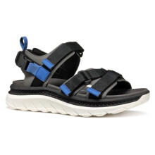 Geox Men's U SPHERICA ACTIF X S Sport Sandal, Graphite/Black, 10 UK