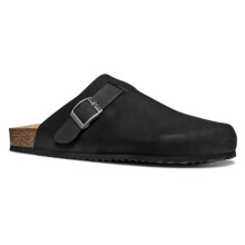 Geox U SANDAL GHITA C, Men’s Slide Sandal, Black,