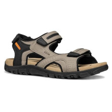 Geox Men's UOMO SANDAL STRADA D Sport, Sand, 8 UK
