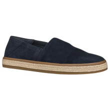 Geox Men's U PANTELLERIA A Espadrille Wedge Sandal, Navy, 8 UK