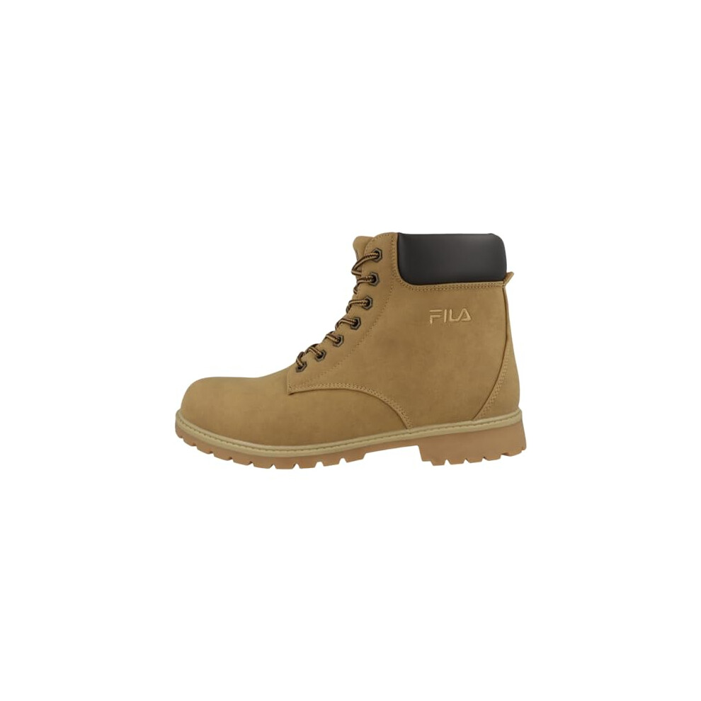 Fila Bright Yellow Lace-Up Boots With Contrast - Male - Lace-Up Boots - Yellow - 10 Uk - Shoes - Image 4